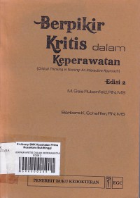 BERPKIR KRITIS DALAM KEPERAWATAN EDISI 2